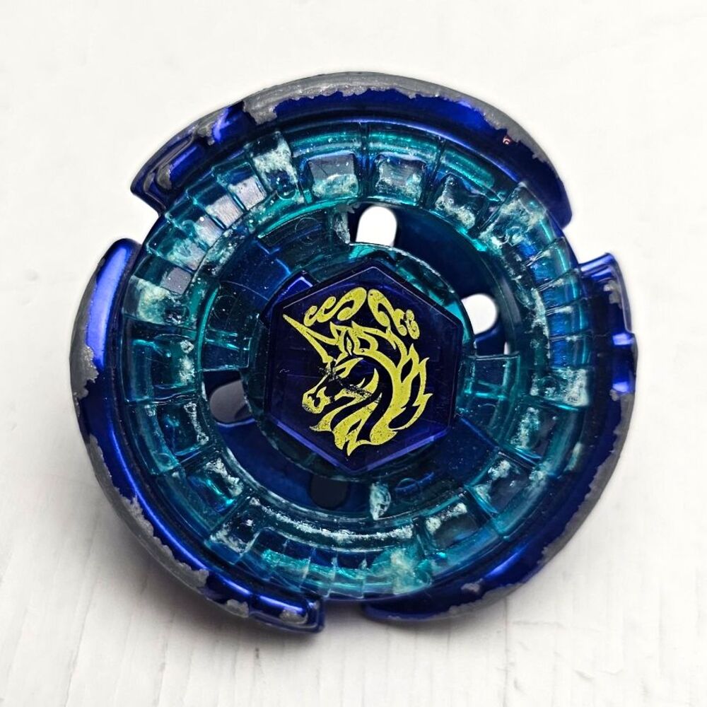Hasbro Omega Dragonis Beyblade Metal Fury 4D - Custom Red RF Rubber Tip